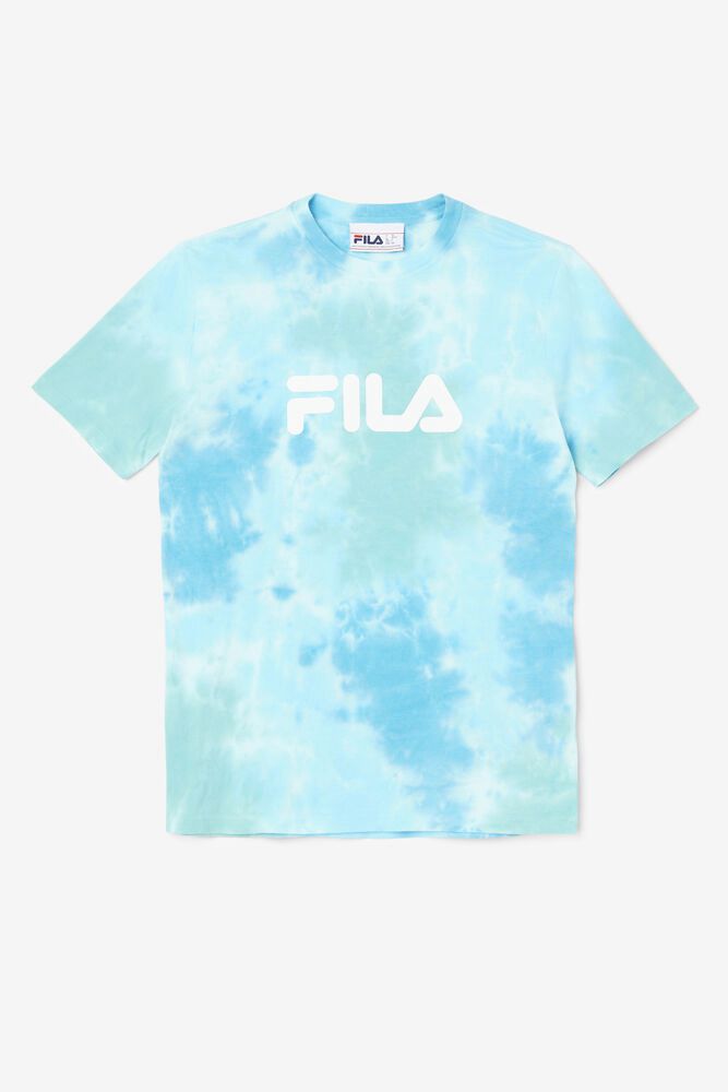 Fila T-Shirt Womens Blue Alivia Tie Dye - Ireland 87015-XOKR